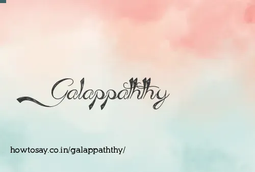 Galappaththy