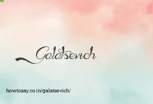 Galatsevich