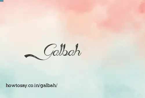 Galbah