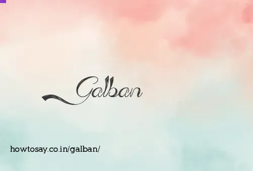 Galban