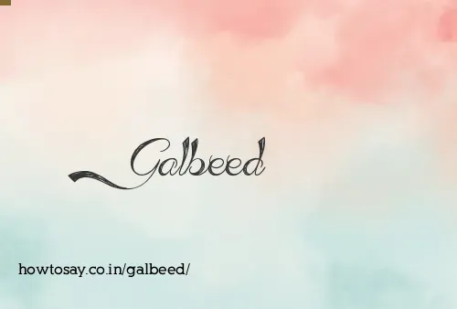 Galbeed