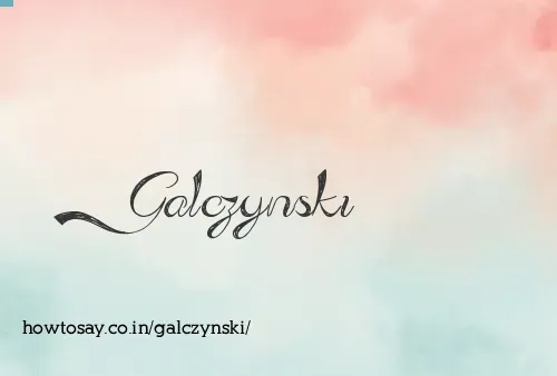 Galczynski