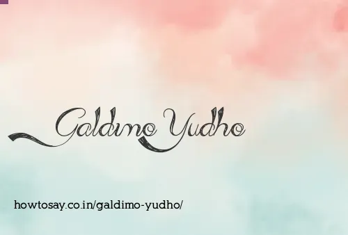 Galdimo Yudho