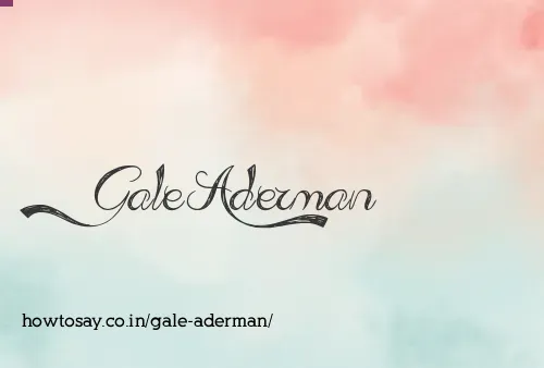 Gale Aderman
