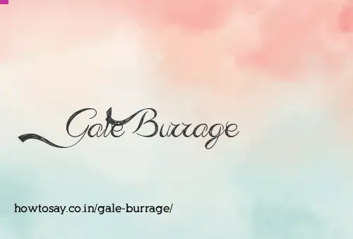 Gale Burrage