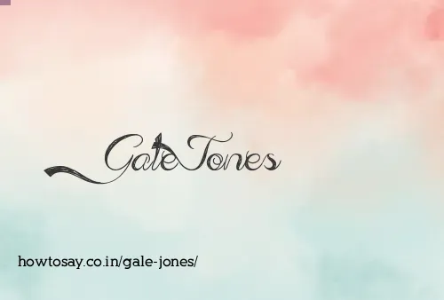 Gale Jones