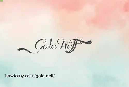 Gale Neff
