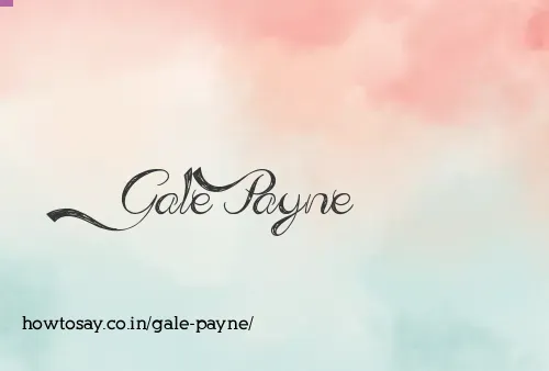 Gale Payne
