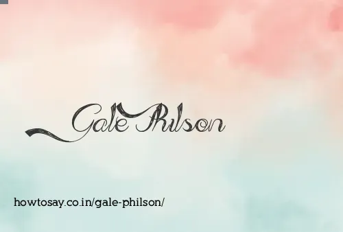 Gale Philson