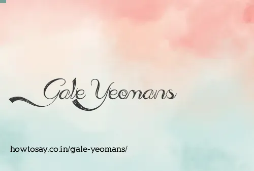 Gale Yeomans