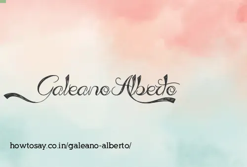 Galeano Alberto