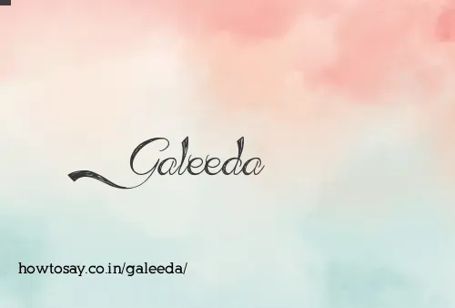 Galeeda