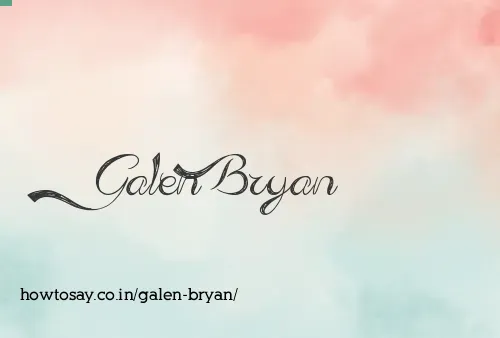 Galen Bryan