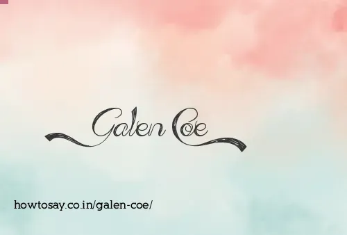 Galen Coe