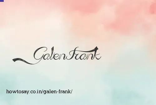 Galen Frank