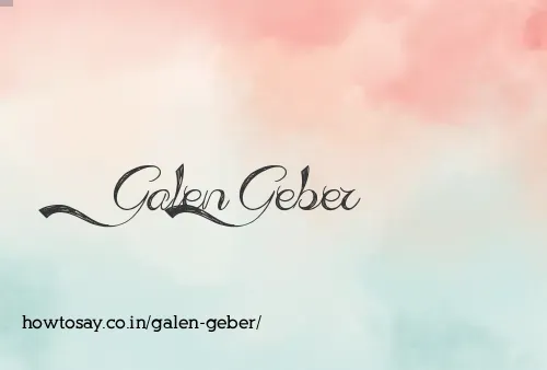 Galen Geber