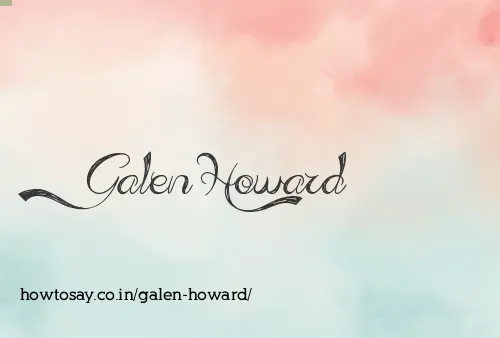 Galen Howard