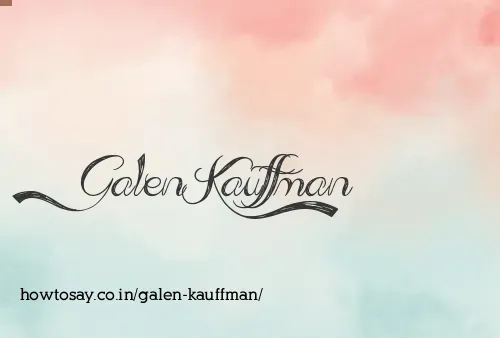 Galen Kauffman