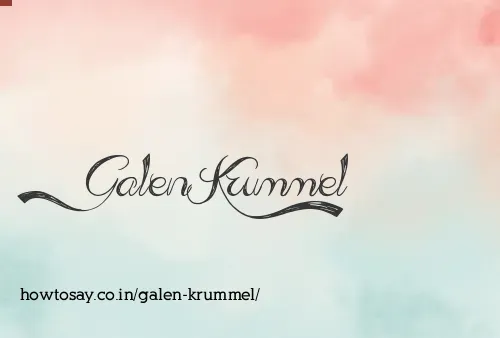 Galen Krummel