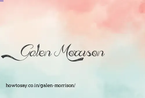 Galen Morrison