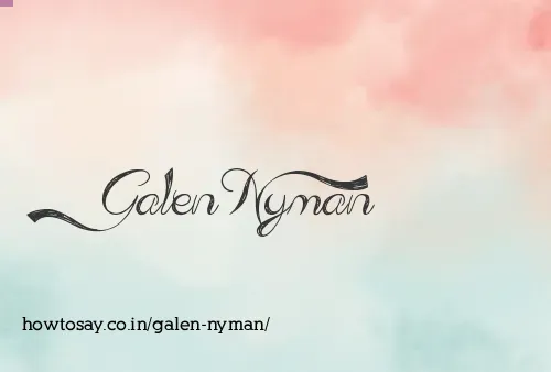 Galen Nyman