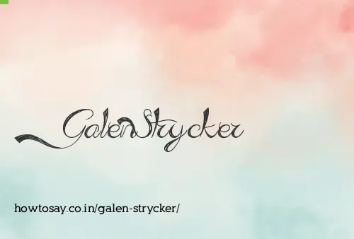 Galen Strycker