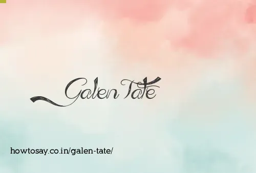 Galen Tate