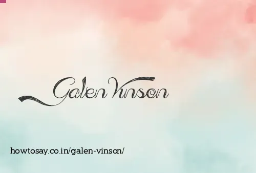 Galen Vinson