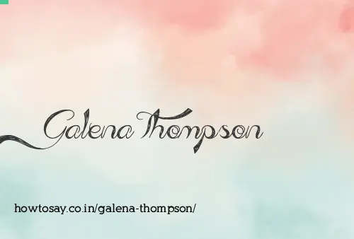 Galena Thompson