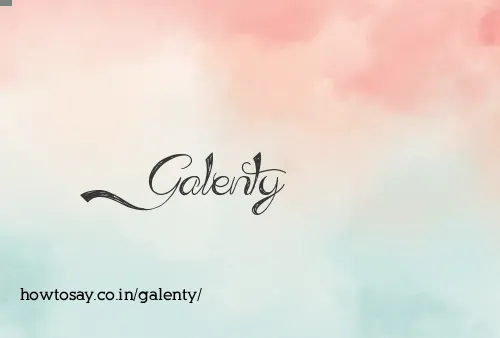 Galenty