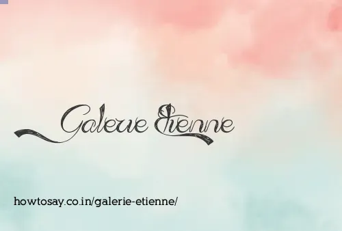 Galerie Etienne