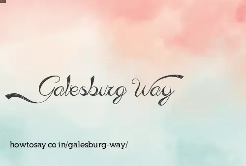 Galesburg Way