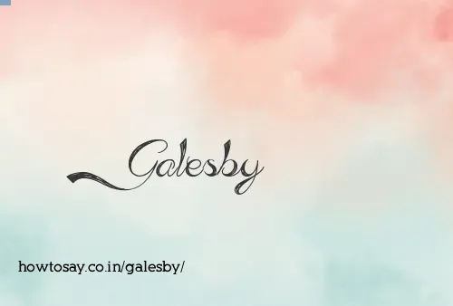 Galesby