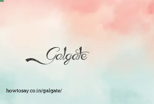 Galgate