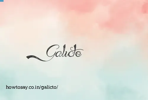 Galicto