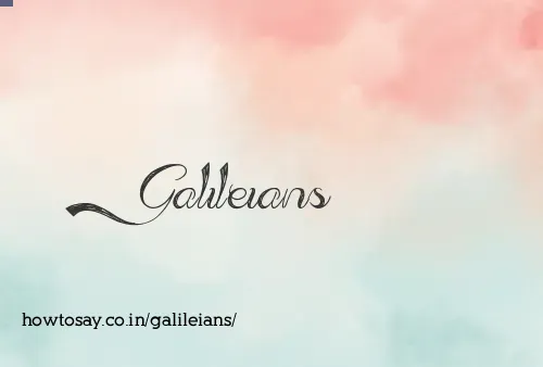 Galileians