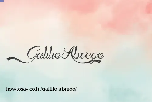 Galilio Abrego