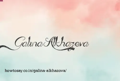 Galina Alkhazova