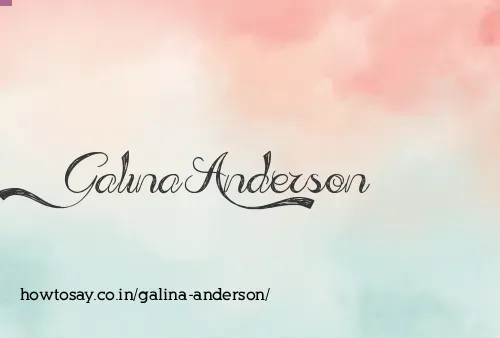 Galina Anderson