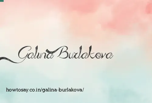 Galina Burlakova