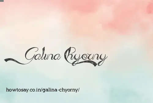 Galina Chyorny