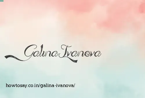 Galina Ivanova