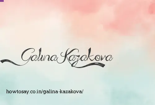 Galina Kazakova