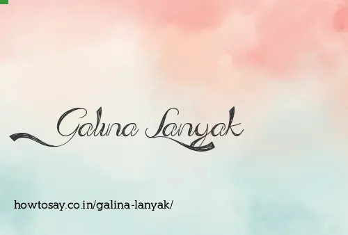 Galina Lanyak
