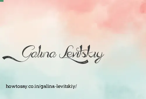 Galina Levitskiy