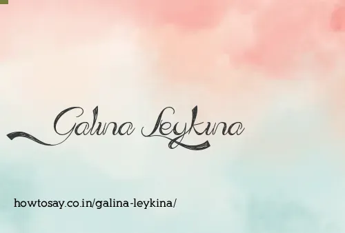 Galina Leykina