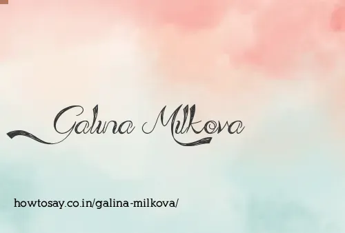 Galina Milkova