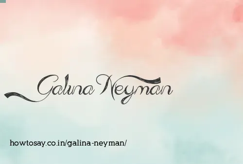Galina Neyman