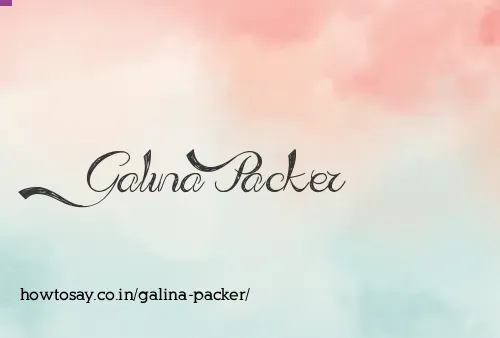 Galina Packer