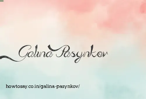 Galina Pasynkov